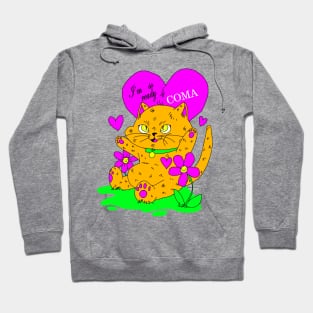 Coma Cat Hoodie